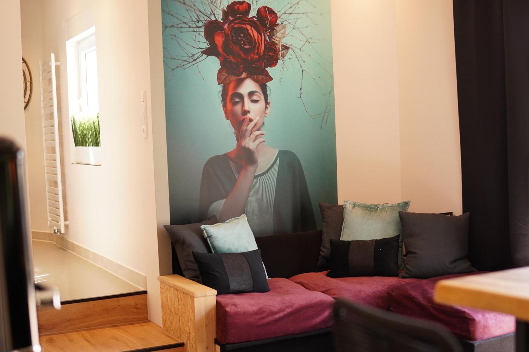 Stay At Smilla - Boutique Apartments Mit Kueche - Parken - Klima - Netflix - Waschmaschine Wiesbaden Rum bild